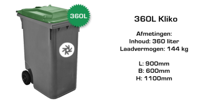 360 liter rolcontainer
